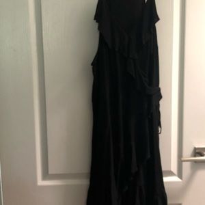 Mossimo XL black faux wrap dress. NWOT.